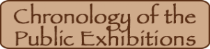 Chronology of the Public Exhibitions